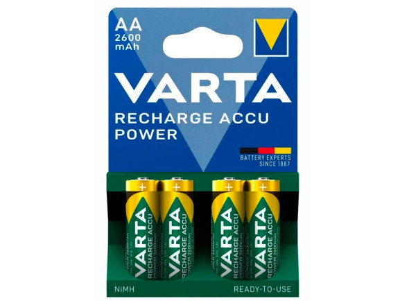 Varta Pilha Recarregável AA 1.2V 2600mA 4x Blister Varta Pilha Recarregável AA 1.2V 2600mA 4x Blister